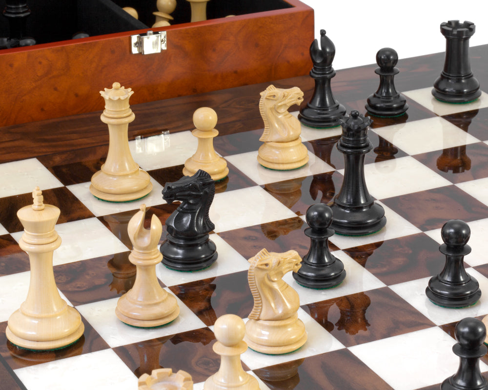 Black Sovereign Luxury Chess Set