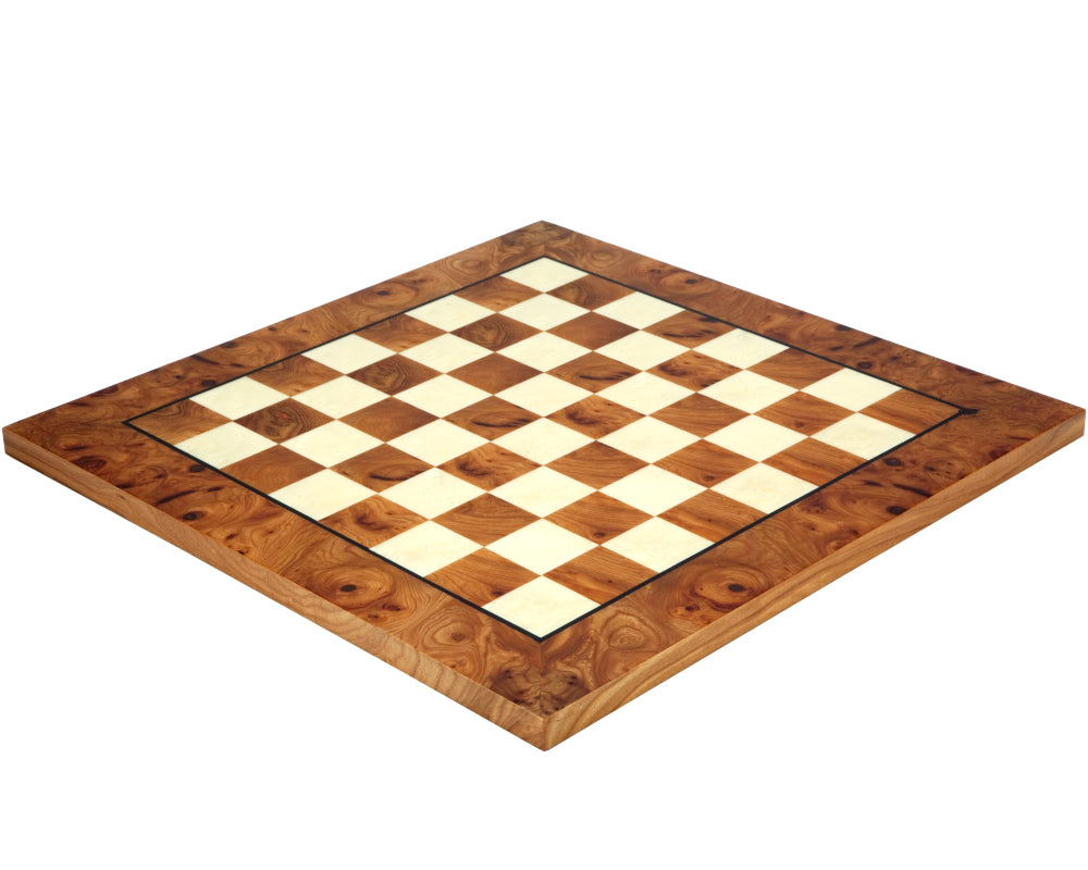 Briarwood and Elmwood 16.75 Inch Luxury Chess Board