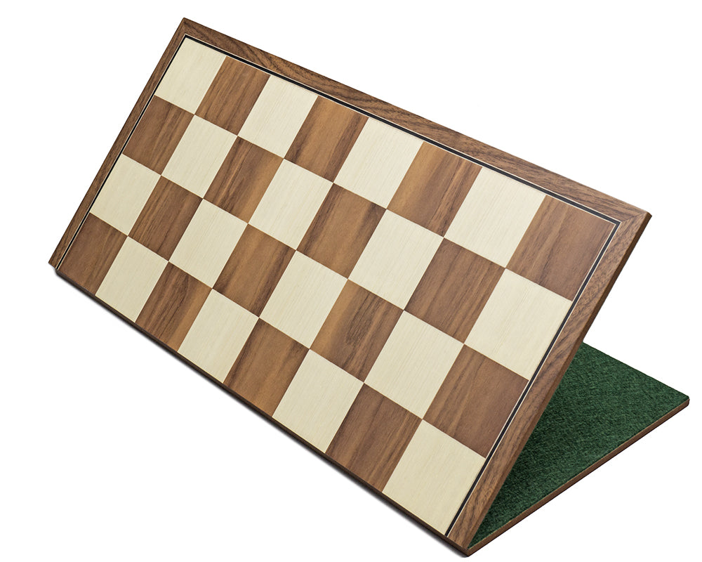 Folding Walnut Chess Board 16.75 inch