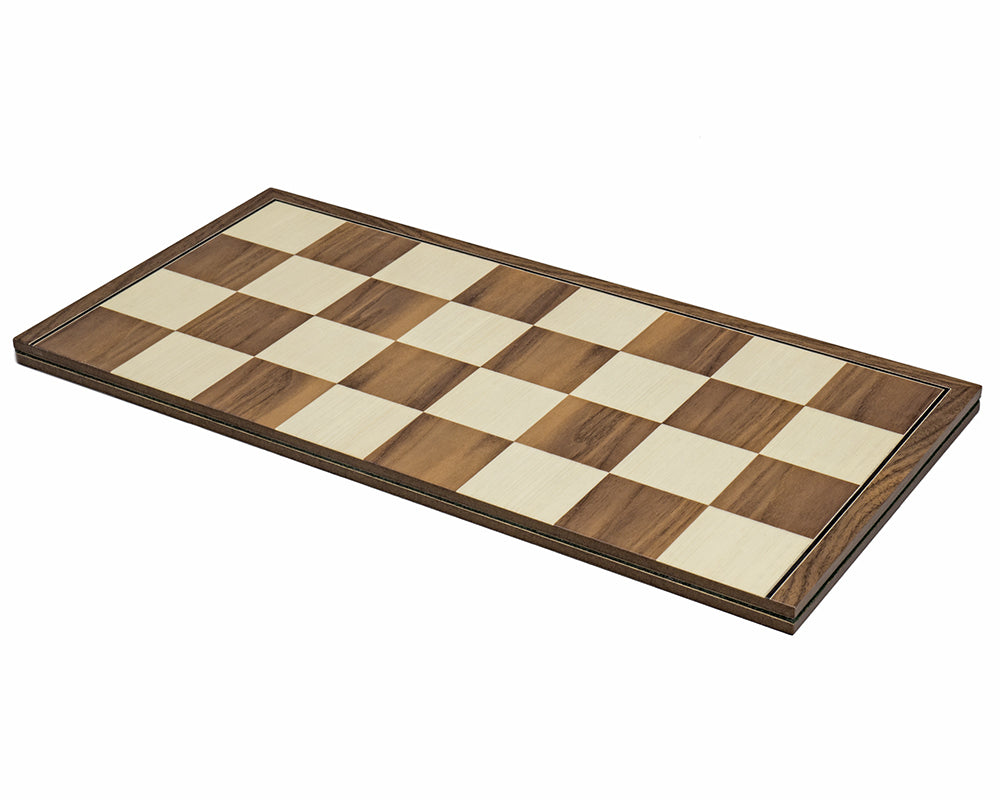 Folding Walnut Chess Board 16.75 inch