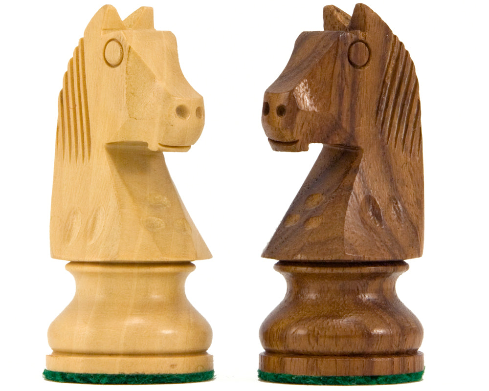 Down Head Knight Sheesham Staunton Chess Pieces 2.5 Inches