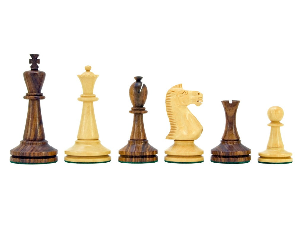 Blackmore Series Sheesham and Boxwood Chess Pieces