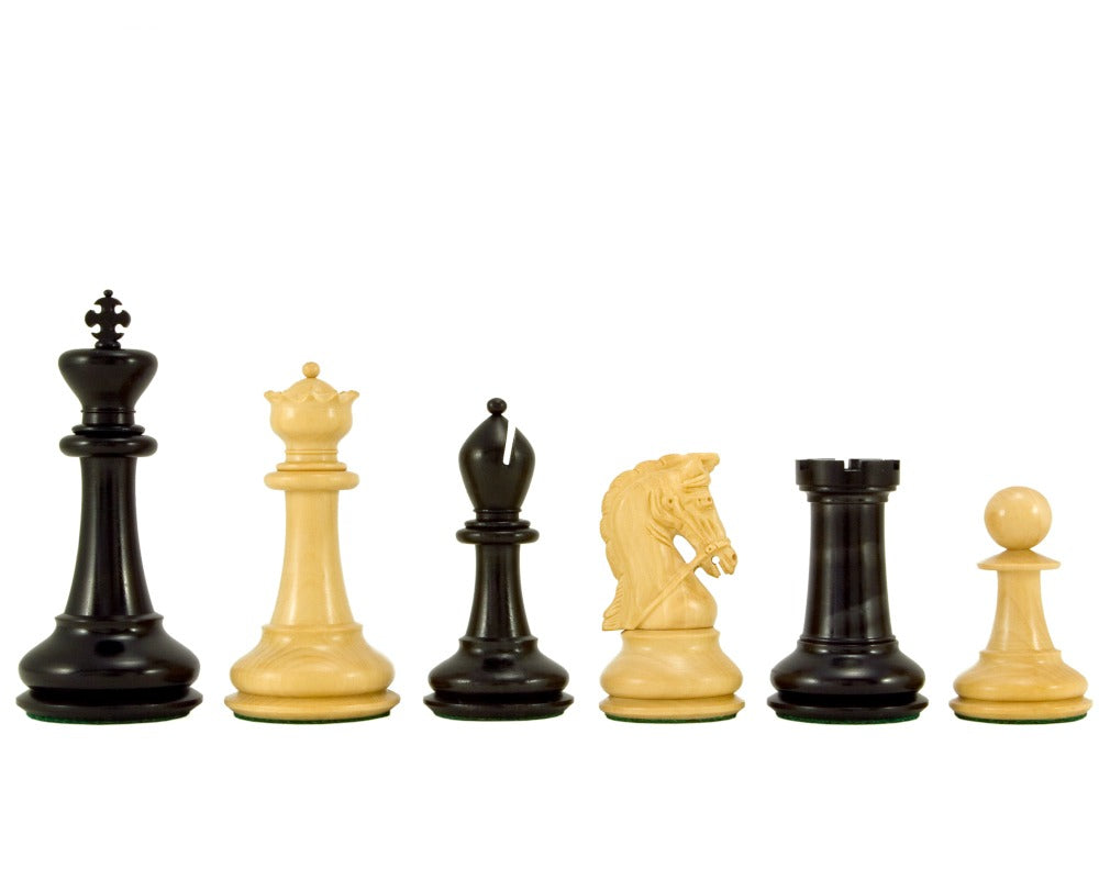 Monarch Ebony and Boxwood Luxury Chess Pieces