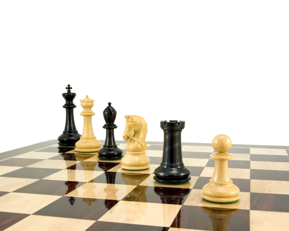 Monarch Ebony and Boxwood Luxury Chess Pieces
