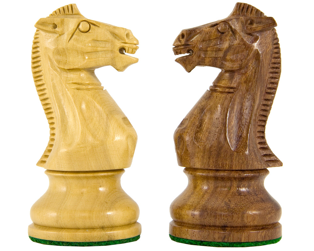 Winchester Series Acacia Hand Carved Chess Pieces