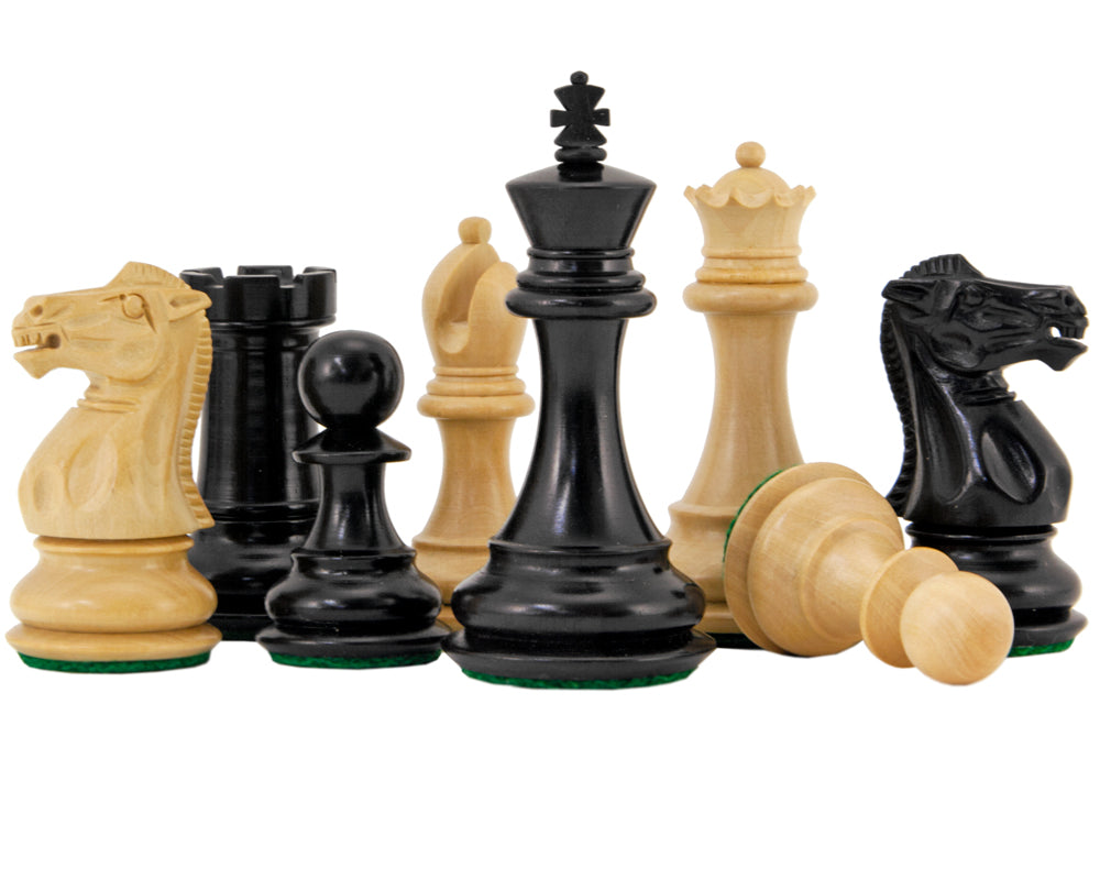 Highclere Series Ebony Staunton Chess Pieces 3 Inches