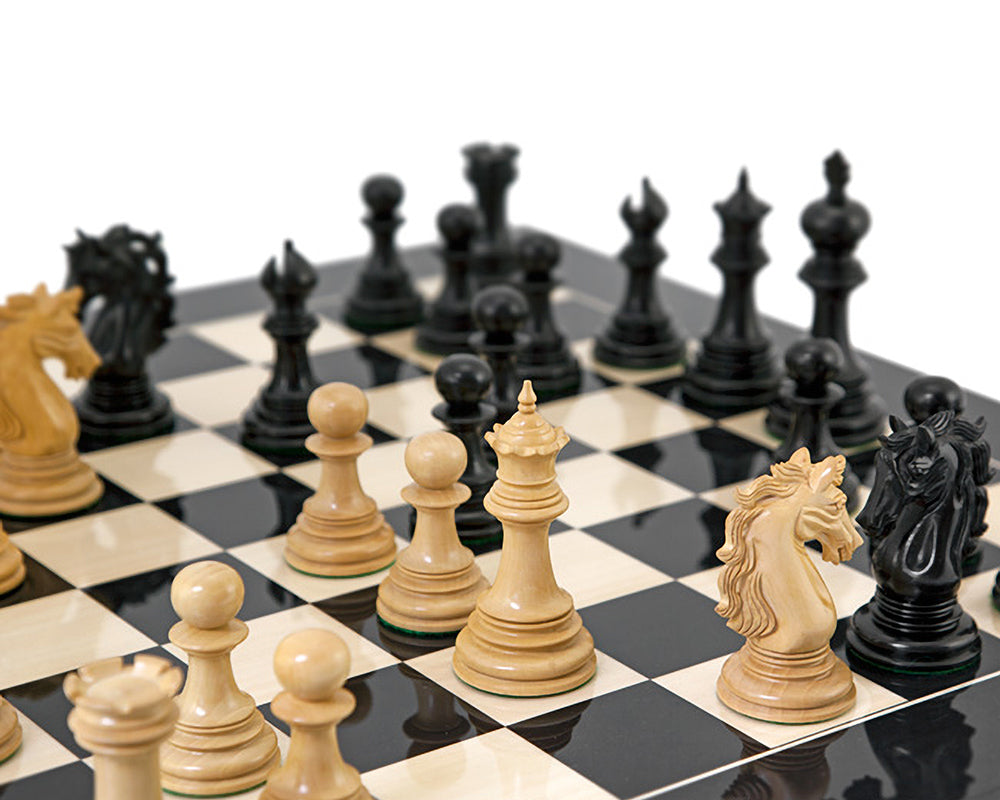 Constantine Luxury Ebony Chess Pieces