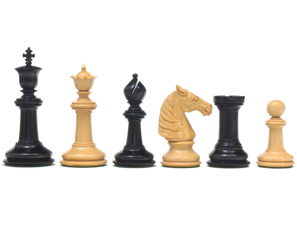 Bath Series Ebony Handmade Chess Pieces