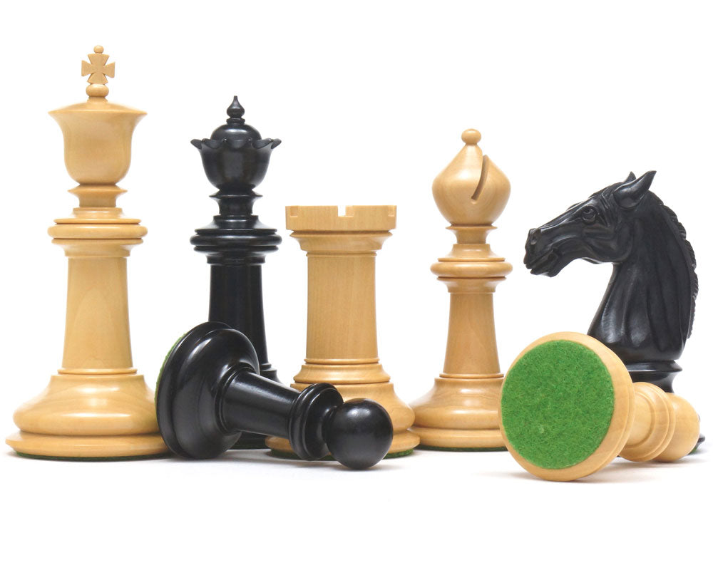 Bath Series Ebony Handmade Chess Pieces