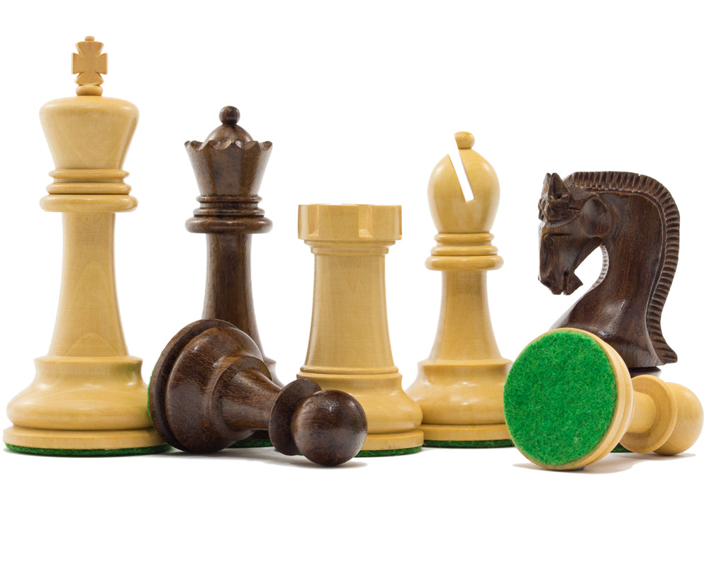 Leningrad Staunton Acacia & Boxwood Chess Pieces