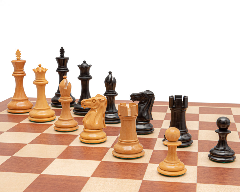Abingdon 3.5 inch Ebonised Chess Men