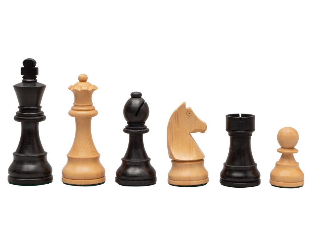 Down Head Ebonised Chess Men 3.75 inch