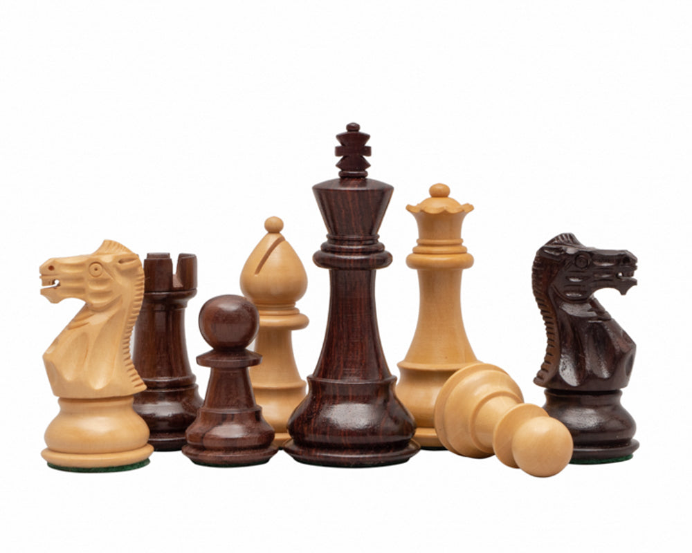 3.5 Inch Classic Staunton Rosewood chessmen