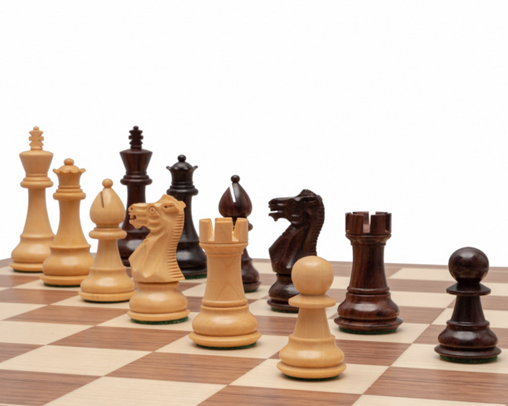 3.5 Inch Classic Staunton Rosewood chessmen