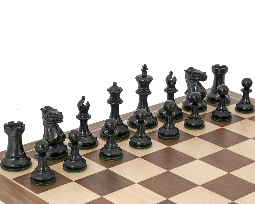 Competition Compact Walnut Chess Set