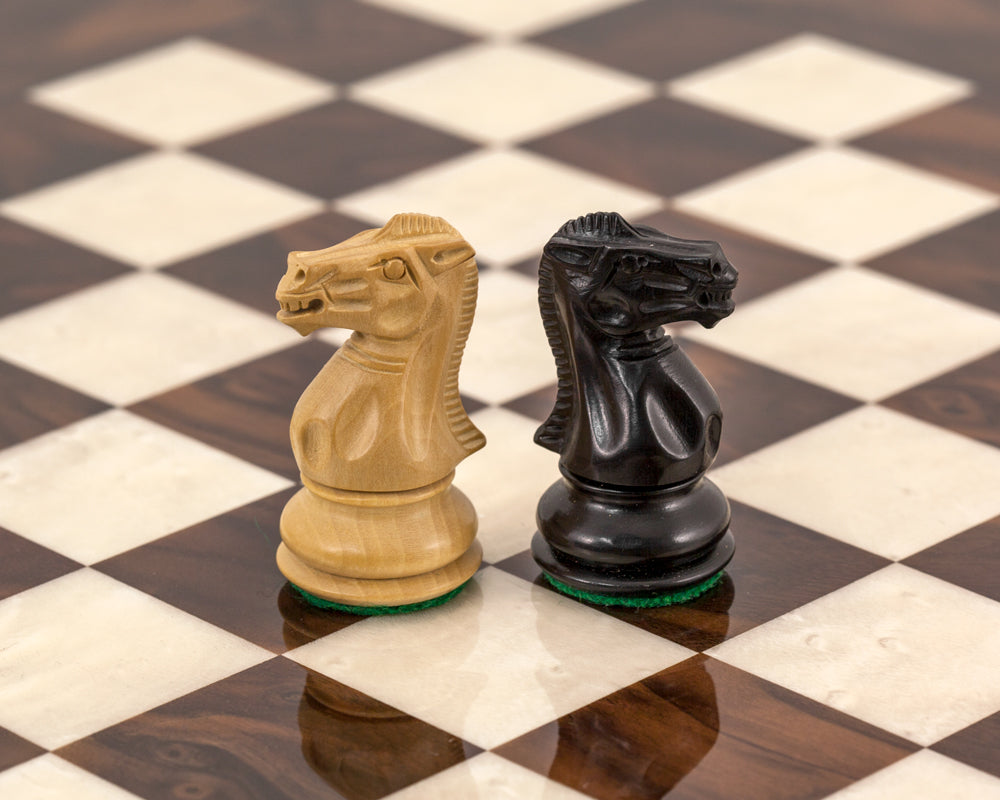 Highclere Ebony and Walnut Luxury Chess Set