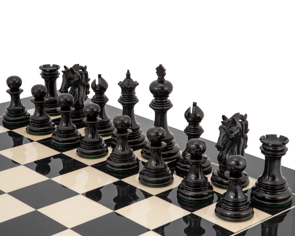 Constantine Series Ebony Chess Set