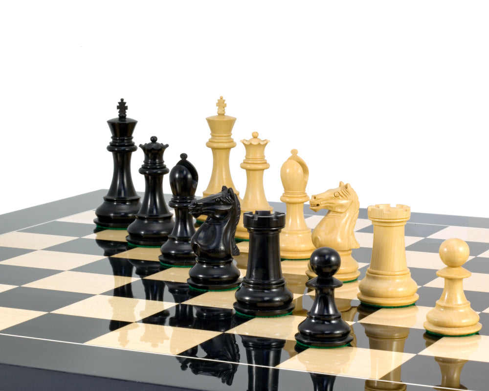 Sentinel Grand Ebony and Anegre Chess Set
