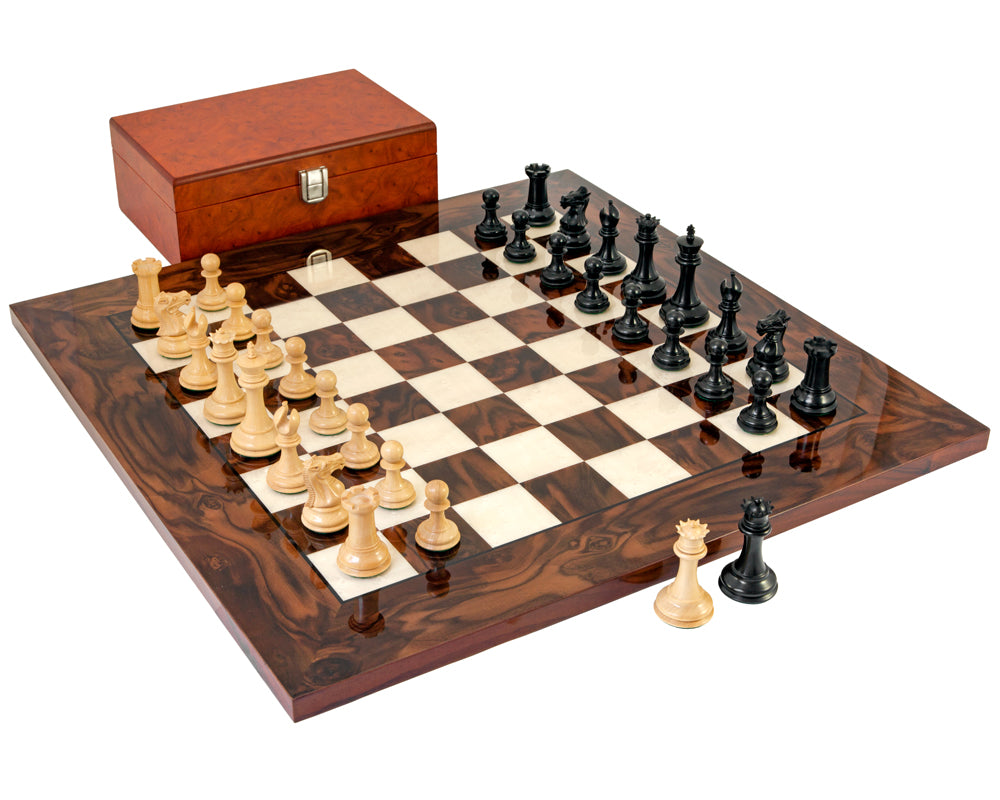 Black Sovereign Luxury Chess Set