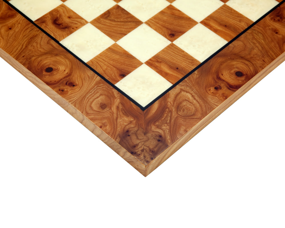Briarwood and Elmwood 16.75 Inch Luxury Chess Board