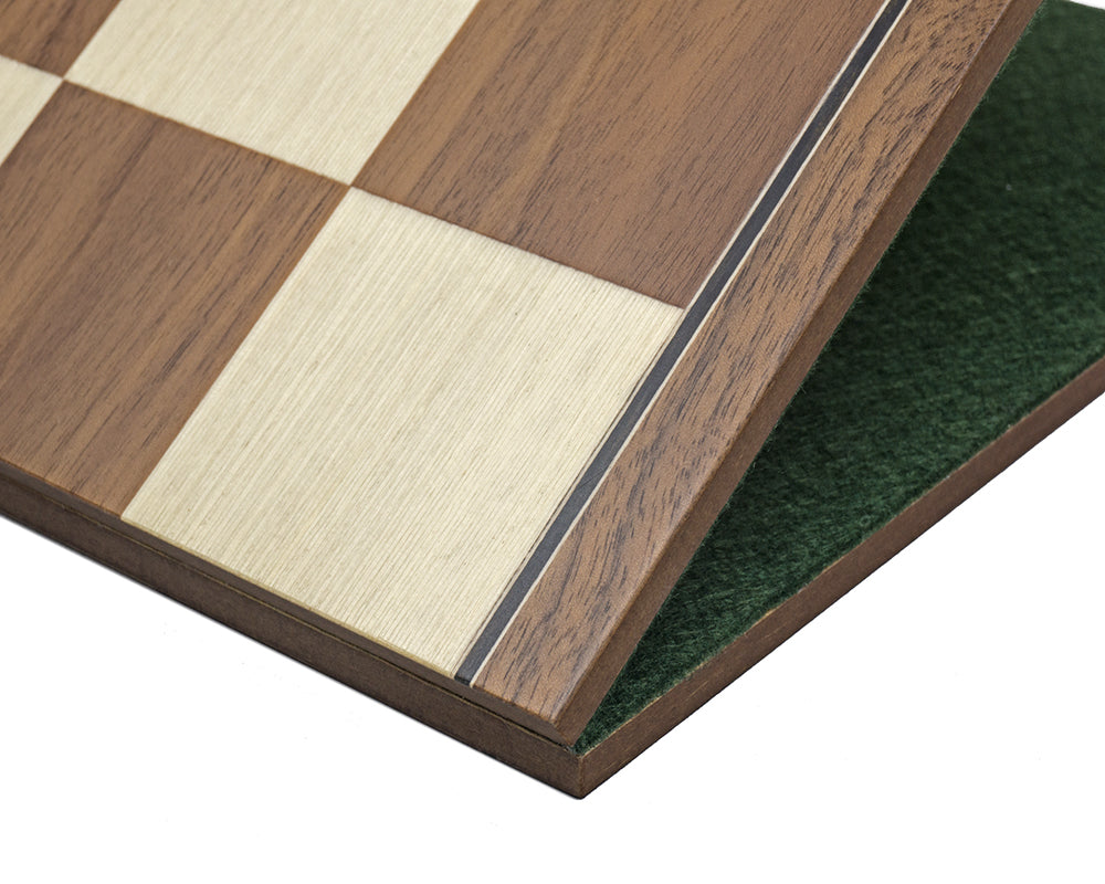 Folding Walnut Chess Board 16.75 inch