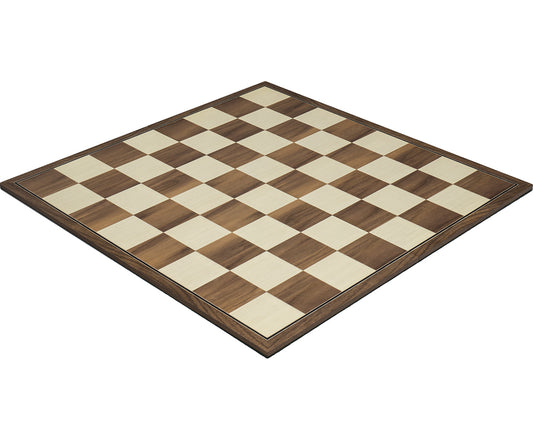 Folding Walnut Chess Board 16.75 inch