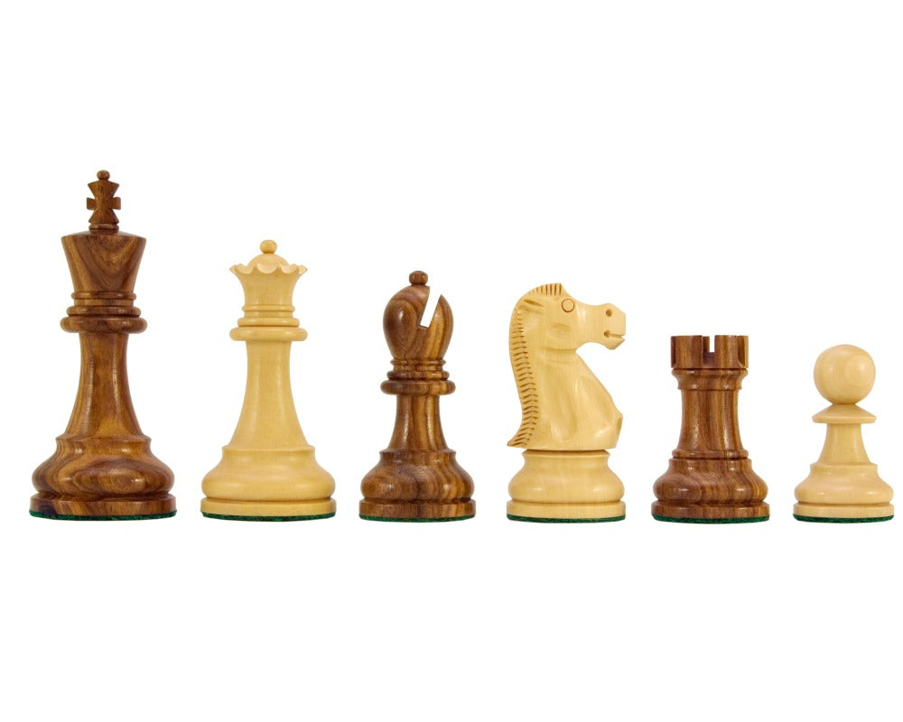 Jacob Knight Staunton Chess Pieces 3.75 Inches