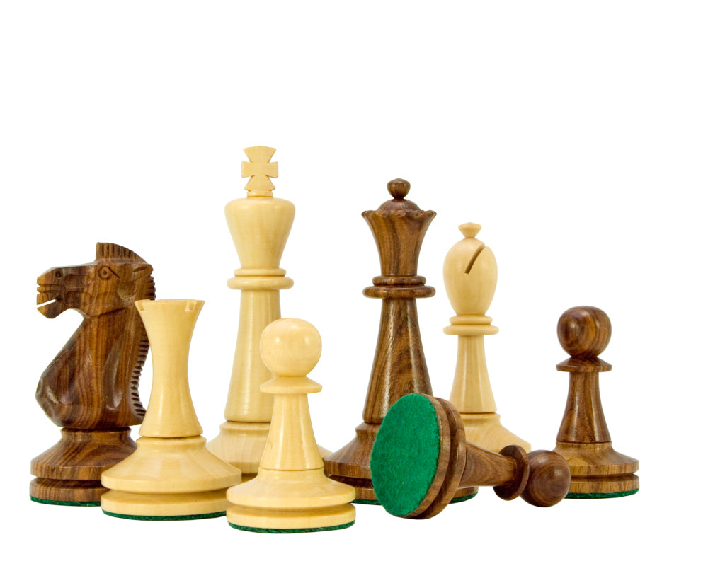 Blackmore Series Sheesham and Boxwood Chess Pieces