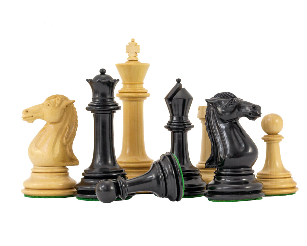 Parthenon Series Ebony and Boxwood Chess Pieces