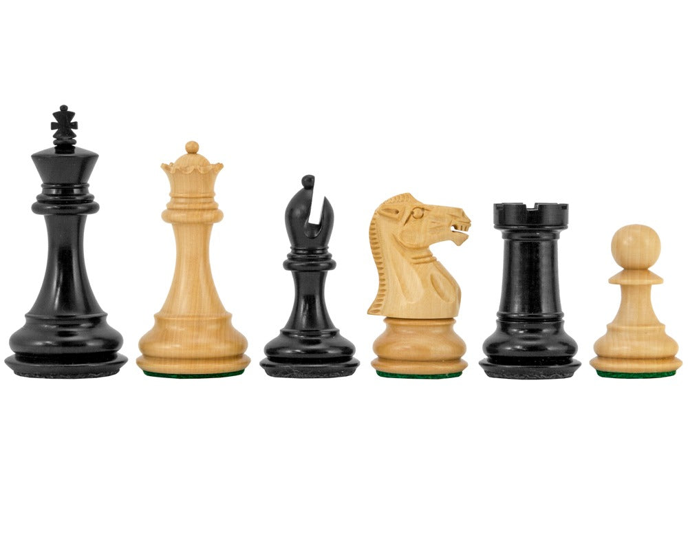 Highclere Series Ebony Staunton Chess Pieces 3 Inches