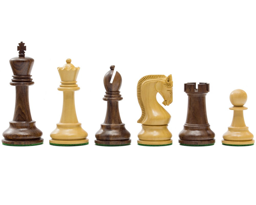 Leningrad Staunton Acacia & Boxwood Chess Pieces