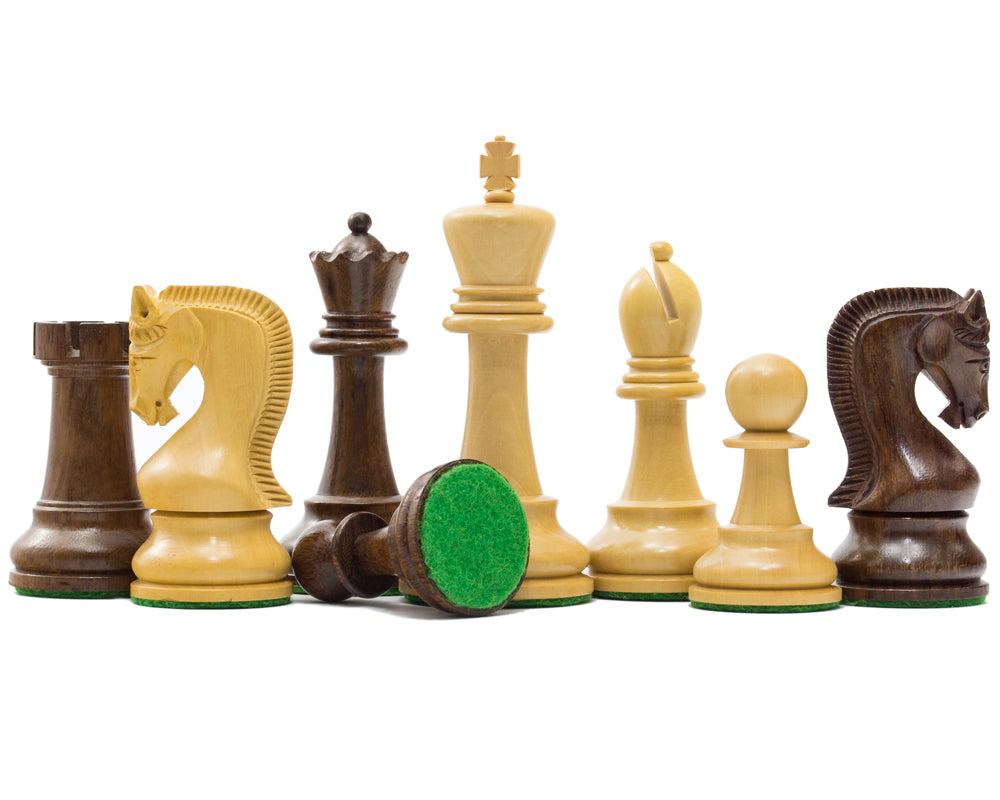 Leningrad Staunton Acacia & Boxwood Chess Pieces