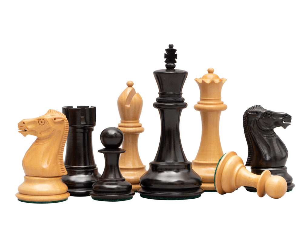 Abingdon 3.5 inch Ebonised Chess Men