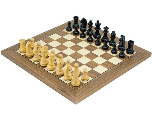 Down Head Classic Black Deluxe Chess Set