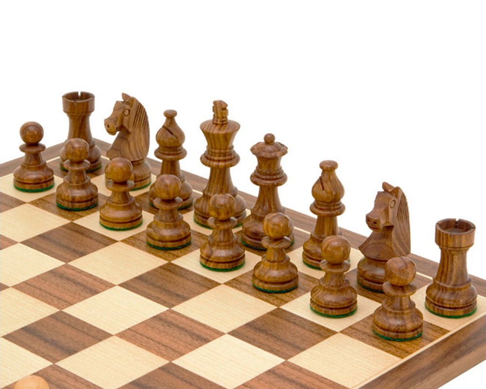 Down Head Knight Academy Small Chess Set