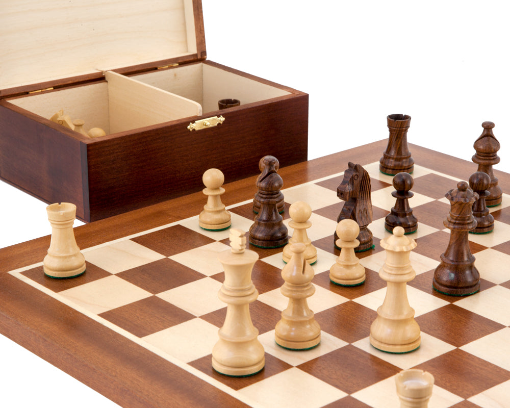 Down Head Sheesham Championship Chess Set