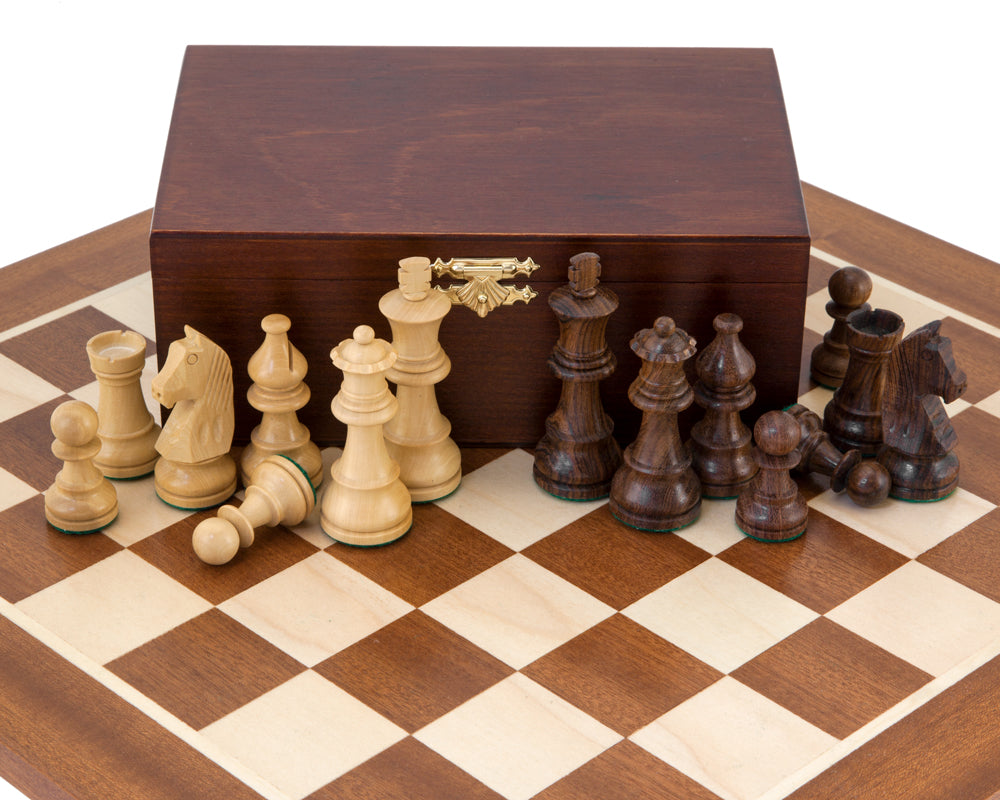 Down Head Sheesham Championship Chess Set