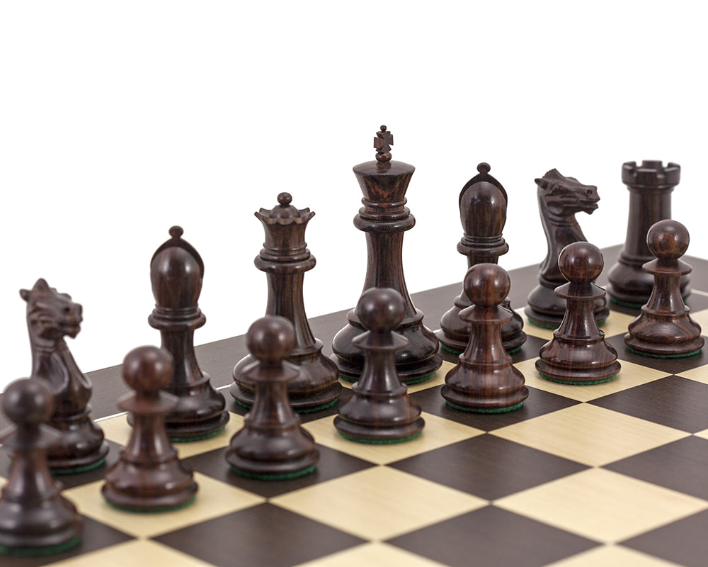 Sandringham Rosewood and Wenge Luxury Chess Set