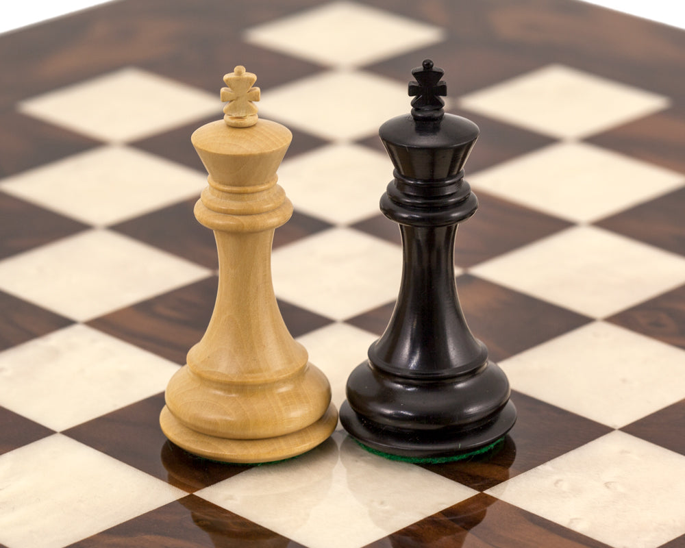 Highclere Ebony and Walnut Luxury Chess Set