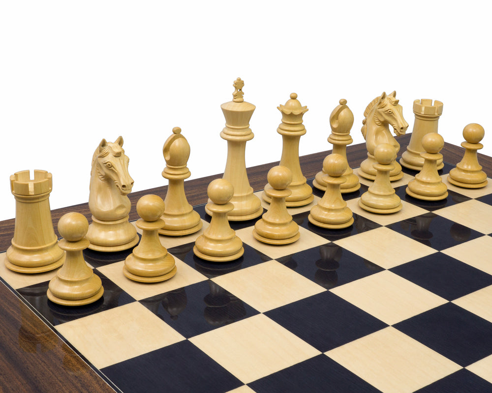 The Stretford Knight Luxury Rosewood Chess Set