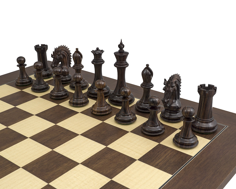 The Sheffield Knight Rosewood Palisander Chess Set