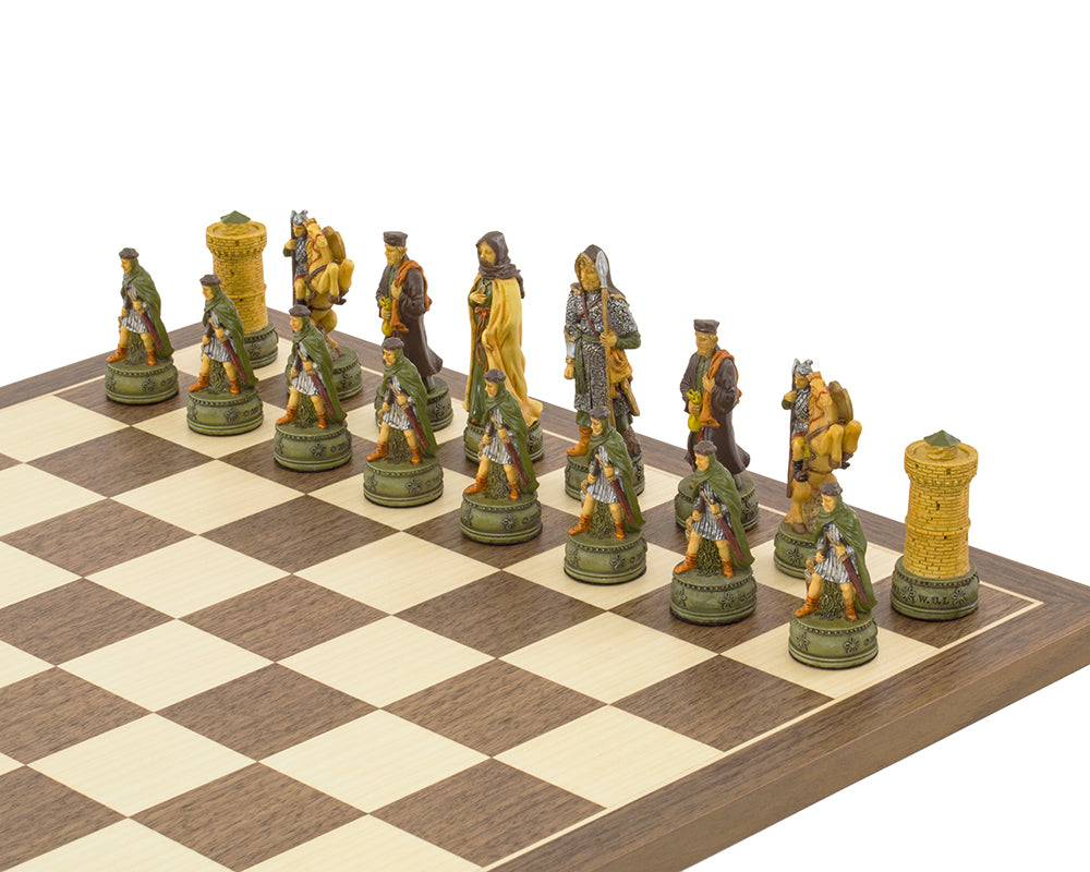 Camelot Hand painted themed Chess set