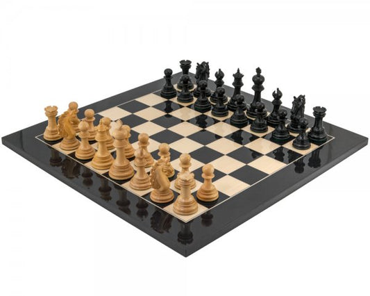 Constantine Series Ebony Chess Set