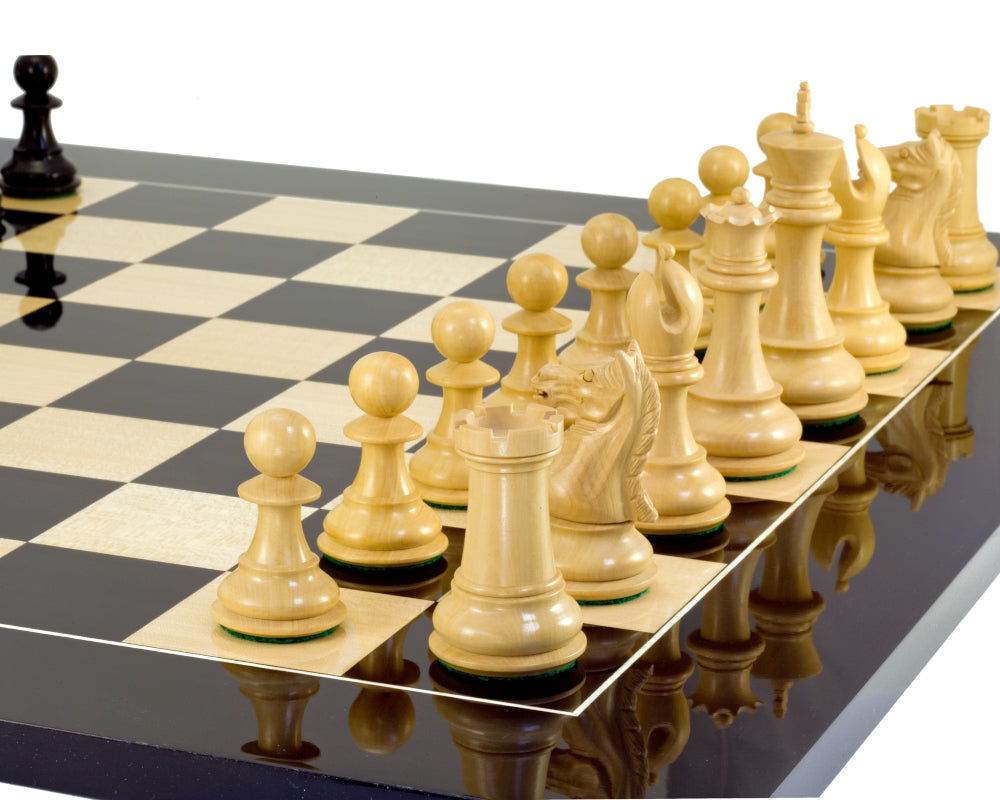 Sentinel Grand Ebony and Anegre Chess Set