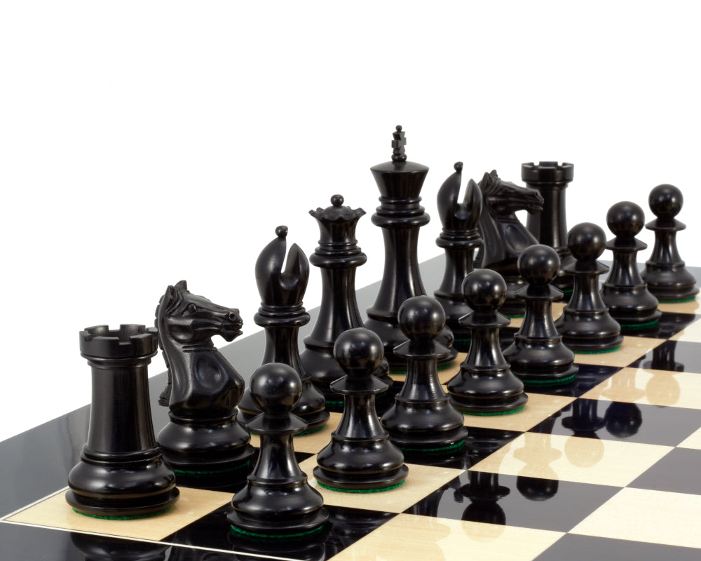 Sentinel Grand Ebony and Anegre Chess Set